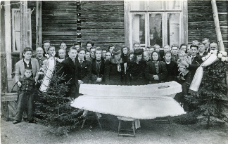 Hautajaiset. Kuva: Seuran arkisto (Pylkkönen).