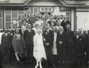 Hääkuva. Kuva: Seuran arkisto (Ottavainen S).