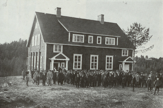 Kiekuan koulu. Kuva: Seuran arkisto